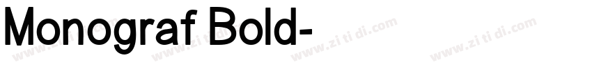 Monograf Bold字体转换